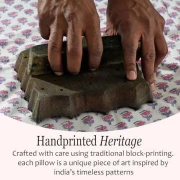 CPC Pink Sapphire Ruffle Pillows for Living Room Decor