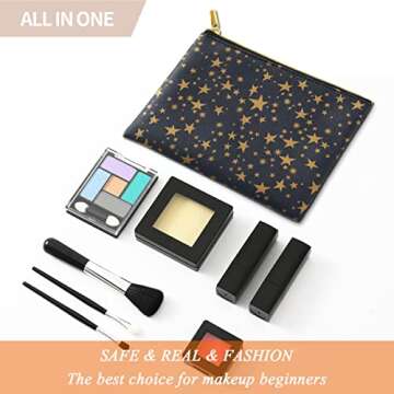 TOKIA Upscale Kids Makeup for Little Girls, Larger Sizes, Washable Kit with Stylish Bag, Suitable for 3-14 Years Old