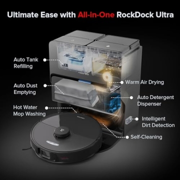 Roborock S8 Max Ultra Robot Vacuum and Mop for Home Cleaning