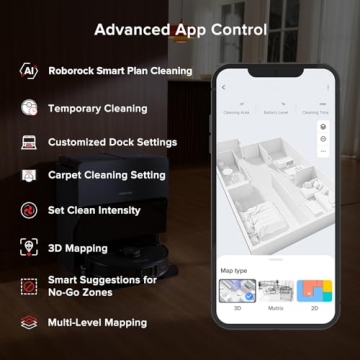 Roborock S8 Max Ultra Robot Vacuum and Mop for Home Cleaning