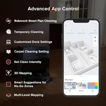Roborock S8 Max Ultra Robot Vacuum and Mop for Home Cleaning
