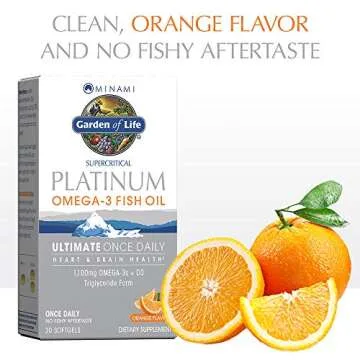 Garden of Life Minami Omega 3 Fish Oil Supplement - Orange Softgels