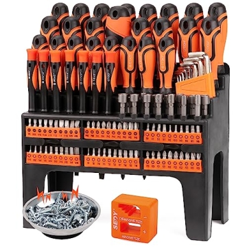 Ultimate 124-Piece Screwdriver Set for All Needs