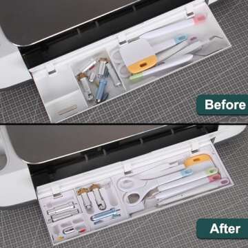 LOPASA Tool Organizer for Cricut Maker 3 & Maker, Blade Storage Accessories and Supplies for Cutting...