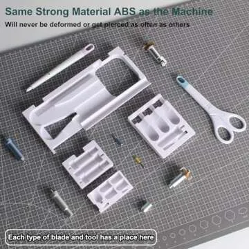LOPASA Tool Organizer for Cricut Maker 3 & Maker, Blade Storage Accessories and Supplies for Cutting, Cutting Machine Organization and Storage Solutions, Weeding Tools and Knife Blade Organizer