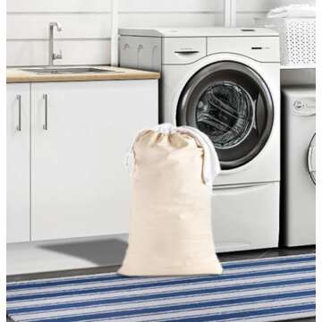 COTTON CRAFT Extra Large Laundry Bags for Travel and Storage