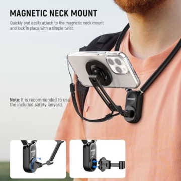 Magnetic Neck Holder for Action Camera & Phone