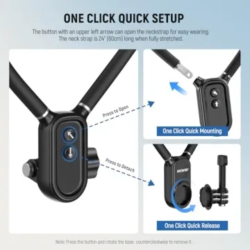 Magnetic Neck Holder for Action Camera & Phone