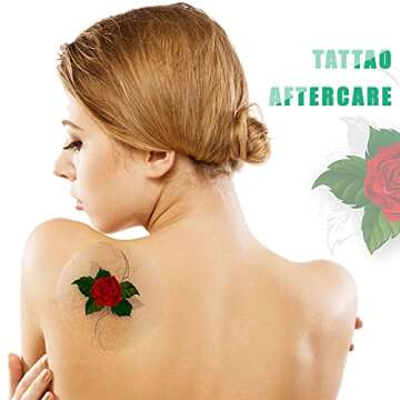 Nuanchu 100 Pieces 4 Inches Transparent Stretch Adhesive Bandage Waterproof Bandage Round Transparent Film Dressing Disposable Cover Dressing Tape for Shower