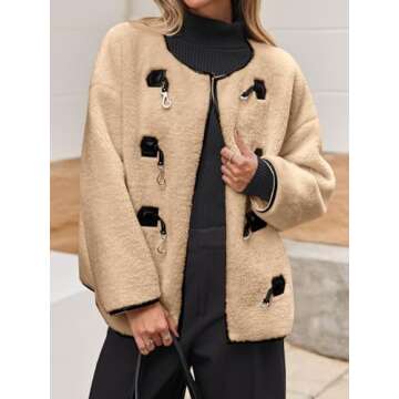Tankaneo Women's Faux Fur Jackets - Stylish Winter Warmth