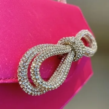 AFB Rhinestone Evening Clutch for Parties and Weddings