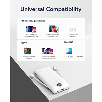 VEGER 10000mAh Fast Charging Power Bank for iPhone