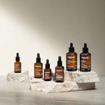 Cliganic Organic Rosehip Seed Oil for Face, 100% Pure | Natural Cold Pressed Unrefined Non-GMO | Carrier Oil for Skin, Hair & Nails (Packaging May Vary)