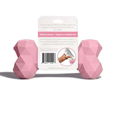 chill by mount ara Super BITE BPA-Free Rubber Fillable Dog Chew Toy, Dog Toys for Aggressive Chewers, Dog Peanut Butter Toy