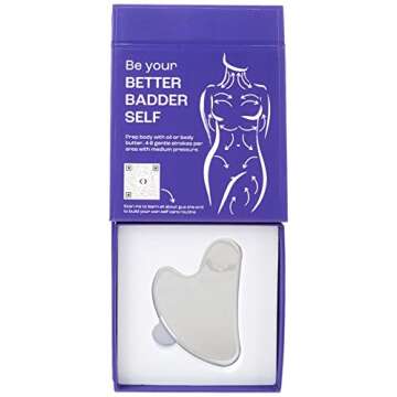 Ornami Stainless Steel Gua Sha Tool for Facial Massage