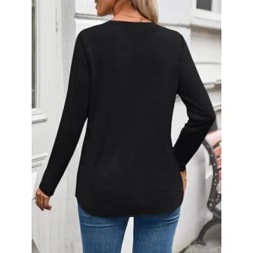 WYNNQUE Women's Long Sleeve Shirts - Elegant Casual Tops