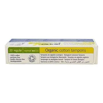 Organic Cotton Tampons - Eco-Friendly & Chlorine-Free