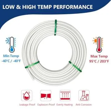 HeSun 1/2 Inch PEX-B Pipe 100ft - NSF Certified Quality