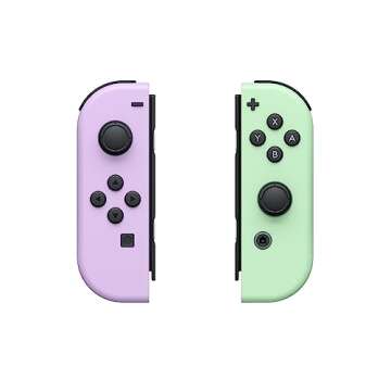 Joy-Con (L)/(R) - Pastel Purple/Pastel Green (Renewed) with Stylish Comfort and Reliability