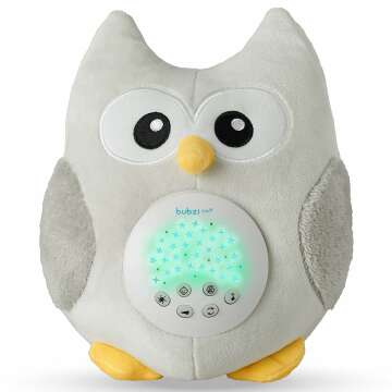 Cry Activated Owl Soother with White Noise & Light