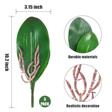 Miracliy Phalaenopsis Orchid Leaves for Stunning Decor