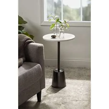 Stylish Kate and Laurel Tira Round Side Table - Perfect for Any Room