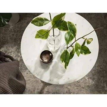 Kate and Laurel Tira Round Side Table for All Spaces