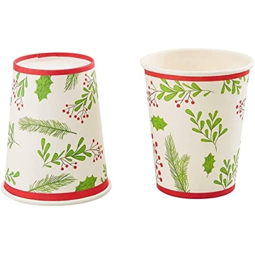 144 Piece Christmas Party Set for 24 Guests with Cutlery