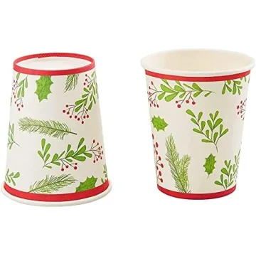 144 Piece Christmas Party Set for 24 Guests with Cutlery