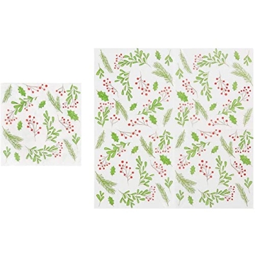 144 Piece Christmas Party Set for 24 Guests with Cutlery