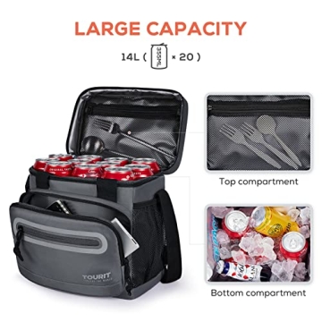 TOURIT Insulated Large Lunch Bag for Men & Women