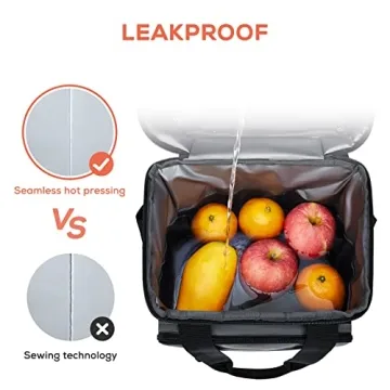 TOURIT Insulated Large Lunch Bag for Men & Women