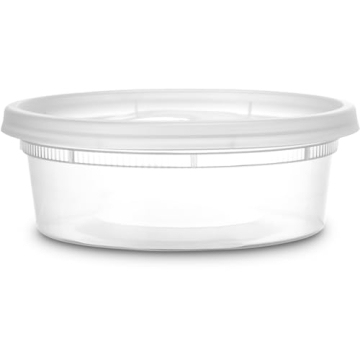 Durable Deli Containers with Lids for Easy Meal Prep