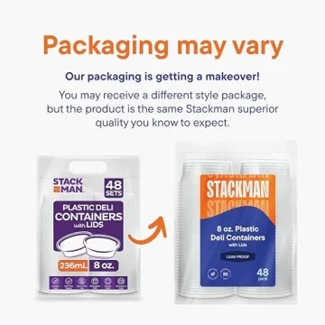 Durable Deli Containers with Lids for Easy Meal Prep