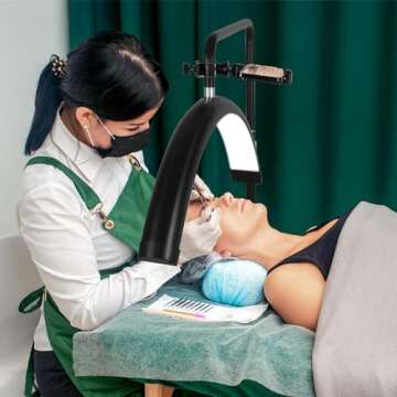 ebrlaxin Half Moon Light - LED Lash Lamp for Eyelash Extensions for Tattoo Artists, Nail Tech, Esthe...