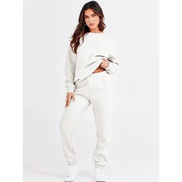 Shop ANRABESS Women's Cozy Oversized Sweatsuit Set Now