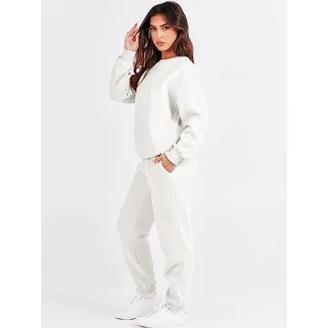 Shop ANRABESS Women's Cozy Oversized Sweatsuit Set Now