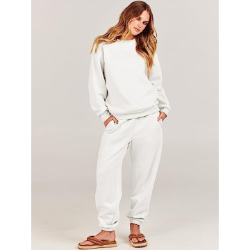 Shop ANRABESS Women's Cozy Oversized Sweatsuit Set Now