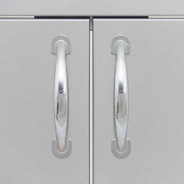 Blaze Double Access Door for Outdoor Kitchen with Holder