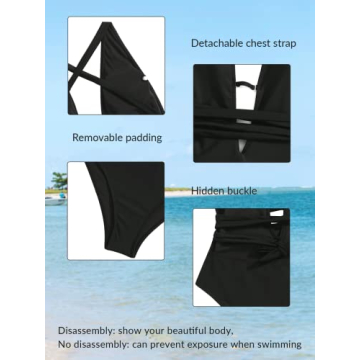 Chic Criss Cross Tie Knot Monokini Comfortable Swimwear