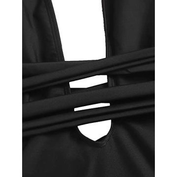 Chic Criss Cross Tie Knot Monokini Comfortable Swimwear