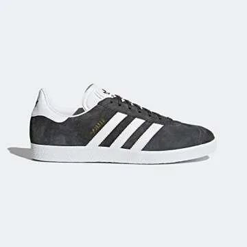 adidas Originals Gazelle Foundation Sneakers in Dark Grey