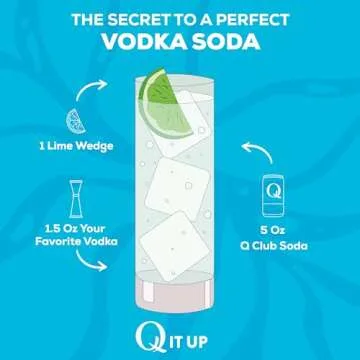 Q Mixers Club Soda Premium Cocktail Mixer 7.5 oz