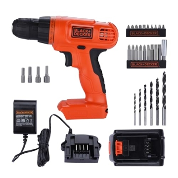BLACK+DECKER 20V MAX Cordless Drill/Driver Set with 30 Bits