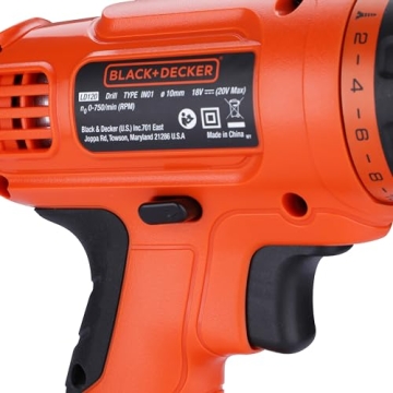 BLACK+DECKER 20V MAX Cordless Drill and 30 Bits Kit