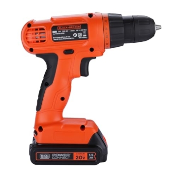 BLACK+DECKER 20V MAX Cordless Drill and 30 Bits Kit