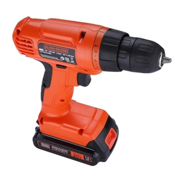 BLACK+DECKER 20V MAX Cordless Drill and 30 Bits Kit