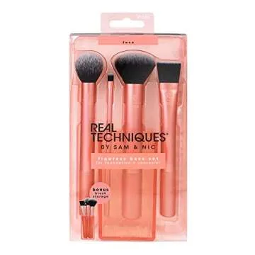 Real Techniques Brush Set (Everyday Essentials, Enhanced Eye, Flawless Base)