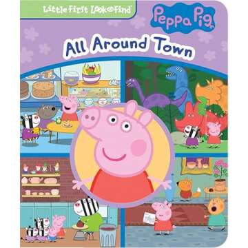 Peppa Pig - Little First Look and Find Activity Book 4-Book Set - PI Kids