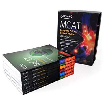 MCAT Complete 7-Book Subject Review 2020-2021: Online + Book + 3 Practice Tests (Kaplan Test Prep)